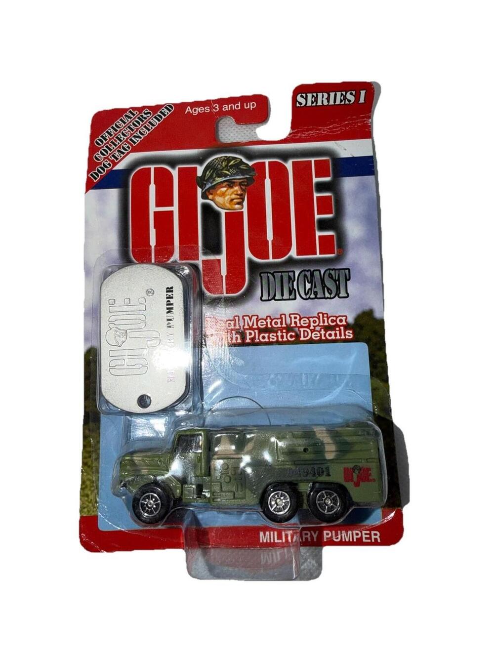 GI Joe Die Cast Military Pumper Series I Vehicle with Dog Tag Maisto 15084 2001